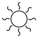 Sun icon