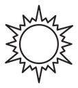 Sun icon