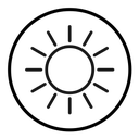 Sun icon