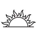 Sun icon