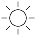 Sun icon