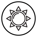 Sun icon