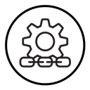 Supply chain icon