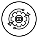 Supply chain icon