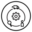 Supply chain icon