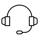 Support headset icon