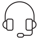 Support headset icon