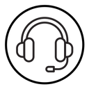 Support headset icon