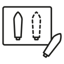 Suppository Package Line icon