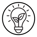 Sustainable ecological energy icon