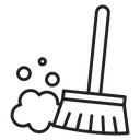 Sweeping icon