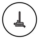 Sweeping icon