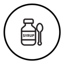 Syrup medicine bottle icon