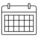 Table calendar icon