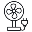 Table fan 3 icon