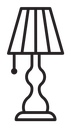 Table lamp icon