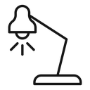 Table lamp icon