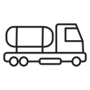 Tank truck icon