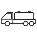 Tank truck icon
