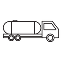 Tank truck icon