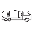 Tank truck icon