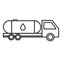 Tank truck icon
