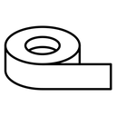 Tape Black Outline icon