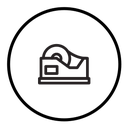 Tape dispenser icon