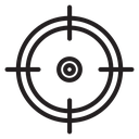Target, aim, focus icon