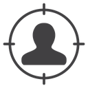 Targeted marketing 3 icon