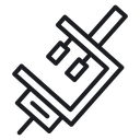 Tattoo machine icon