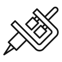 Tattoo machine icon