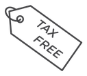 Tax free icon
