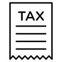 Tax Receipt Bill icon