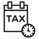 Tax reminder icon
