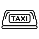 Taxi lamp icon