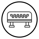 Taxi lamp icon