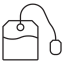 Tea bag icon
