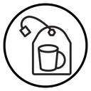 Tea bag icon