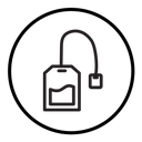 Tea bag icon