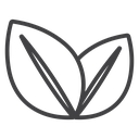 Tea leaves icon