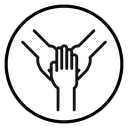 Teamwork Black Outline icon