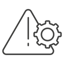 Technical warning icon