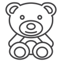 Teddy bear 2 icon
