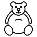 Teddy bear icon