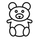 Teddy bear icon