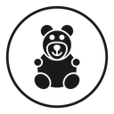 Teddy bear 5 icon