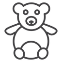 Teddy bear icon