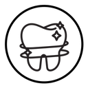 Teeth cleaning icon