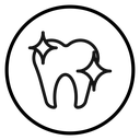 Teeth cleaning Black Outline icon